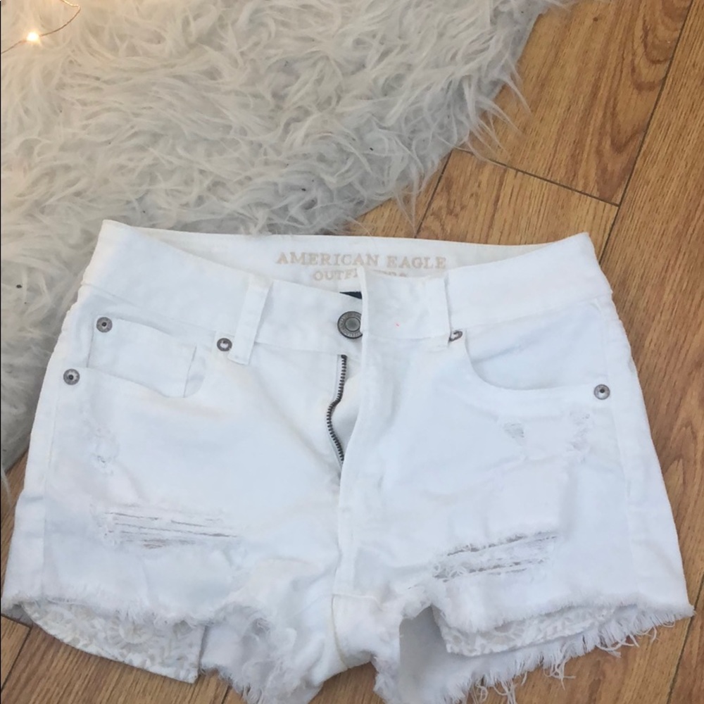 White Shorts